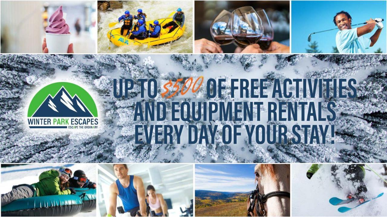 New Luxury Loft #5 - Huge Hot Tub & Great Views - 500 Dollars Of Free Activities & Equipment Rentals Daily Winter Park Esterno foto